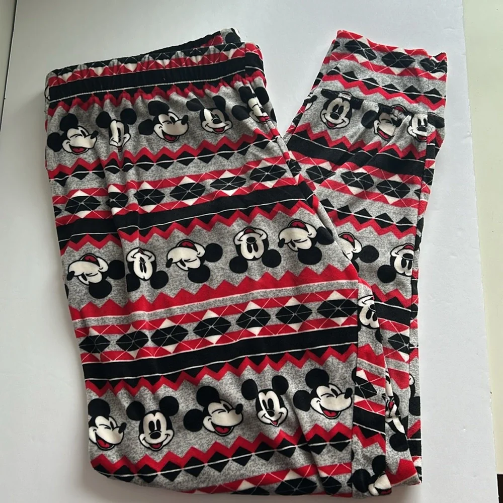 NEW Disney Fleece Mickey Mouse Pajamas - Picture 4 of 9